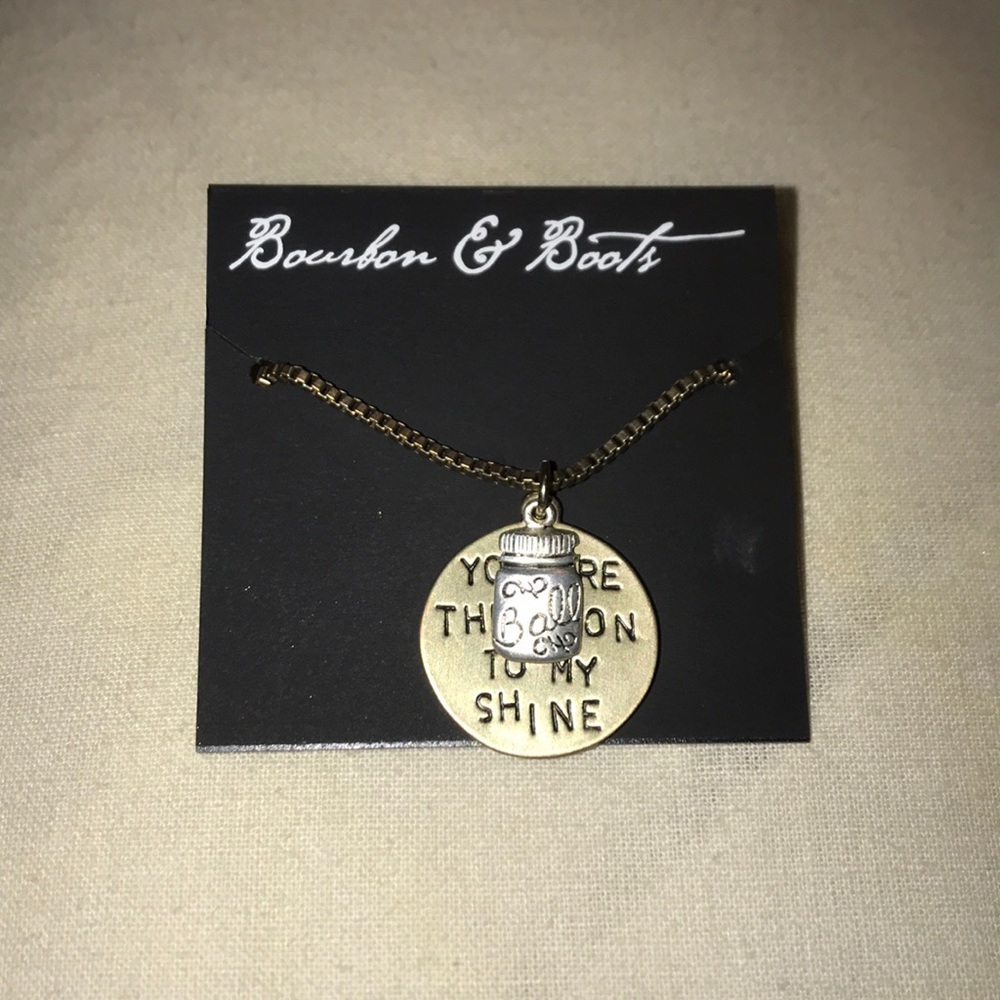 Bourbon & Boots Moonshine necklace
